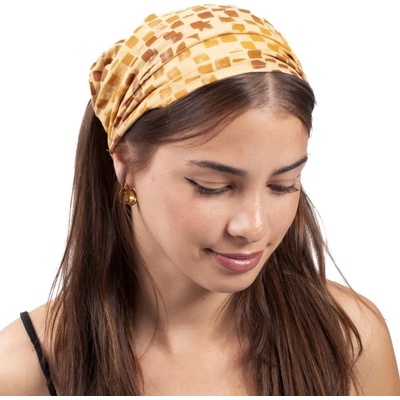 Čelenka BALI BATIK žlutá VII.