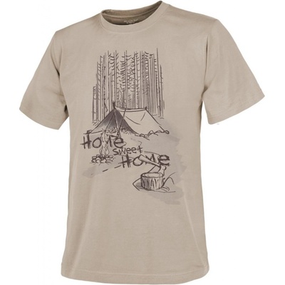 Triko HOME SWEET HOME khaki