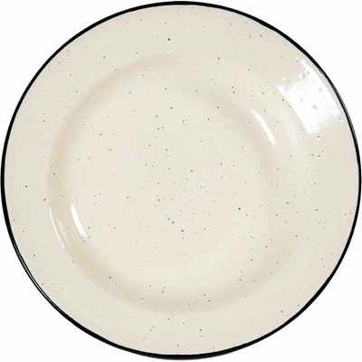 Béžový dezertný smaltovaný tanier ø 20 cm Doris – Sagaform