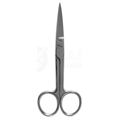 Surgicrafts Nožnice chirurgické rovné hrotnaté 15 cm 1 kus