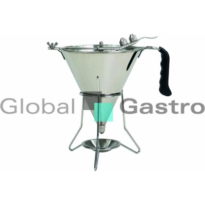 GASTRO-TIP 4028574329637 | Dávkovač na omáčky nerez + podstavec