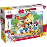 Lisciani Двулицев пъзел за оцветяване Lisciani - Mickey Mouse, 60 части (LI66728)