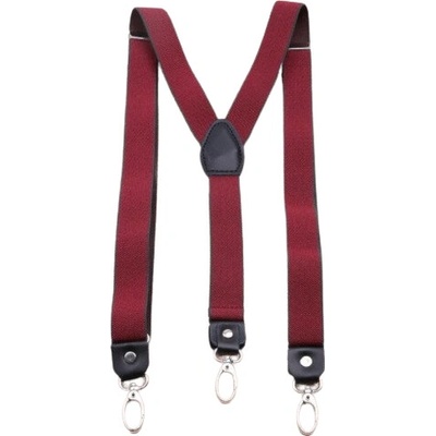 Elastic Suspenders KM564 Red