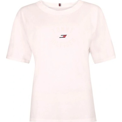 Tommy Hilfiger RELAXED TH GRAPHIC TEE bílá