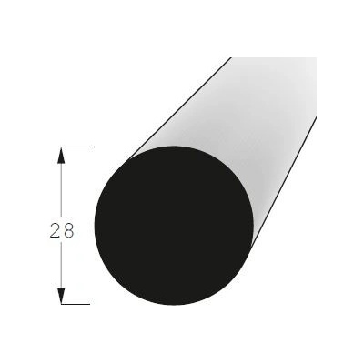 Lišta kruhová borovice prům.28mm, délka 240cm