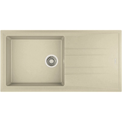 Teka Гранитна мивка, обръщаема, за шкаф 60 см Stone 60 L-TG СЛОНОВА КОСТ (М.1020.СК)