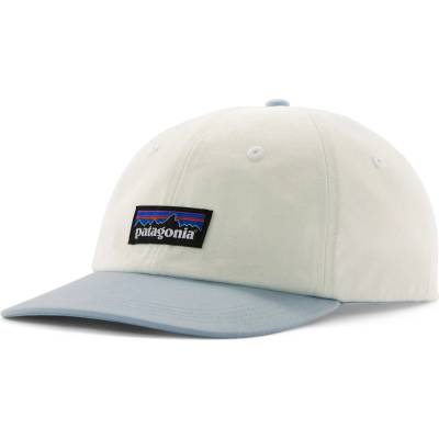Patagonia Шапка с козирка Patagonia P-6 Label Trad Cap - Birch White W / Fleck Blue - размер One Size (204-6384-2911)