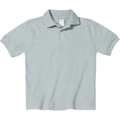 B&C Safran kids dětské piqué polo šedá pacific