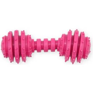PET NOVA Tpr Играчка за кучета - розова щанга с камбанка, 12см