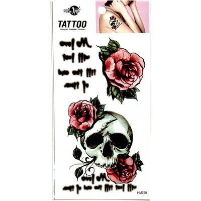 KN Dočasné tetovanie Skull