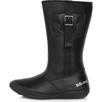 D.D.Step dětské zimní kozačky 04681 Black