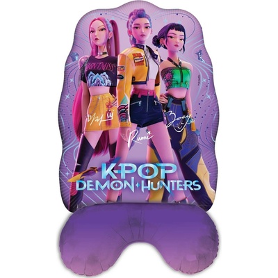 Procos Stojící fóliový balónek K POP Demon Hunters 52 x 82,5 cm