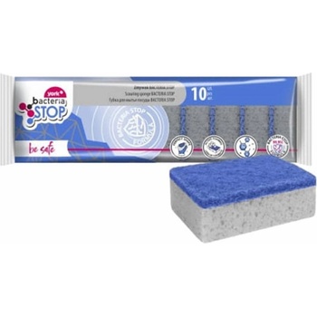 York Домакинска гъба Bacteria Stop, 10 броя