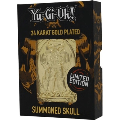 Konami Yu-Gi-Oh! Limited Edition 24K Gold collectible Summoned Skull