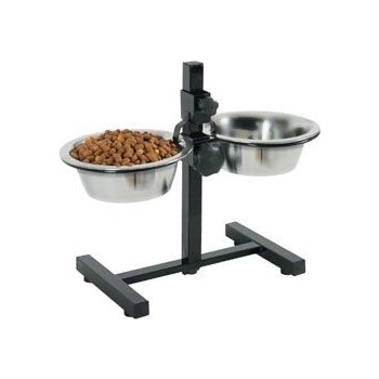 Zolux Miska nerez stojan nastavitelný + 2 misky pes 0,7 l