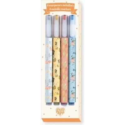 DJECO - Творчески комплект - Металически маркери - Елоди - 4 броя (DD03745)
