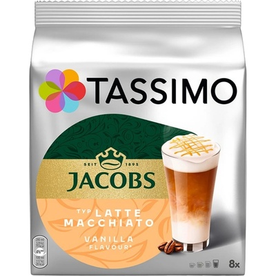 Douwe Egberts Tassimo Latte Macchiato Vanilla капсули 8+8бр