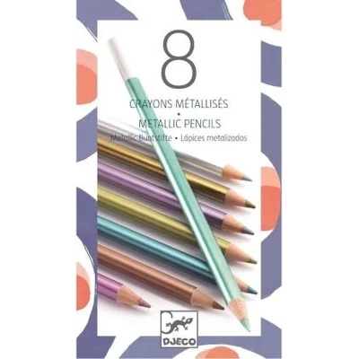 DJECO - Творчески комплект моливи в метални цветове (DJ09753)
