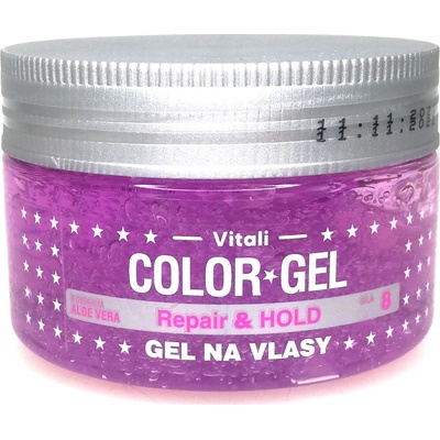 Vitali Color Repair & Hold Aloe Vera tužicí gel na vlasy 190 ml