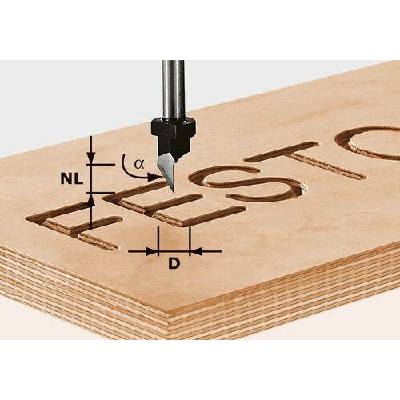 FESTOOL Fréza pro písmo HS S8 D11/60°