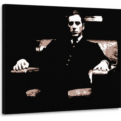 Ručne maľovaný POP Art obraz GODFATHER - 80x60 cm
