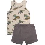 Minymo Детско ежедневно термо бельо Minymo Kid's Underwear Set AOP Boys Everyday base layer - Beige Melange - размер 92 (EU) (714-1653-0112)