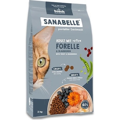 BOSCH Sanabelle Life Adult Trout with blueberries 8 kg