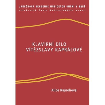 Klavírní dílo Vítězslavy Kaprálové