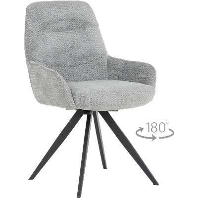 Carmen Трапезен стол ascot - сив b 90 (3532386)