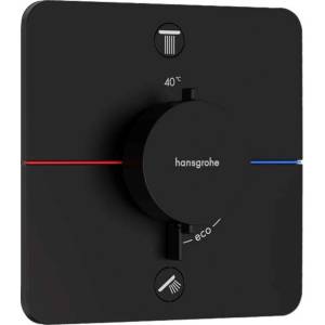 Hansgrohe ShowerSelect Comfort - Термостатен смесител за вграждане, за 2 консуматора, черен мат 15583670 (15583670)