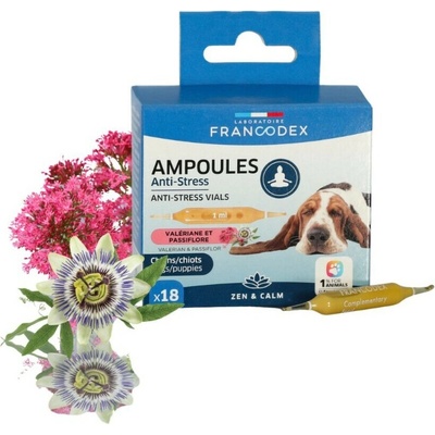 Francodex Anti-stress ampulky pes štěně 18 ml