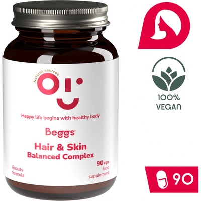 Beggs Balanced hair&skin COMPLEX 90 kapslí