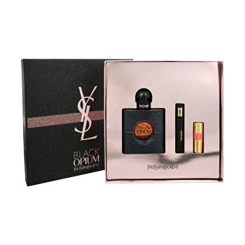 Yves Saint Laurent Opium Black EDP 50 ml + řasenka 2 ml + rtěnka 1,4 ml dárková sada