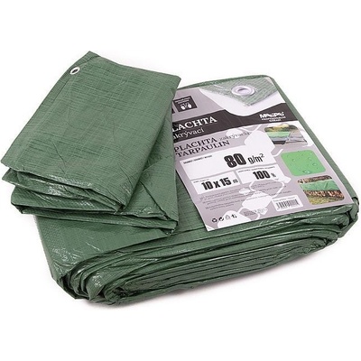 Masipro Plachta krycí zelená 80g 10 x 15 m 102221