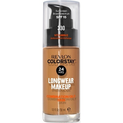 Revlon Colorstay Фон дьо тен, за мазна кожа, N330 Natural Tan, SPF15, 30 ml