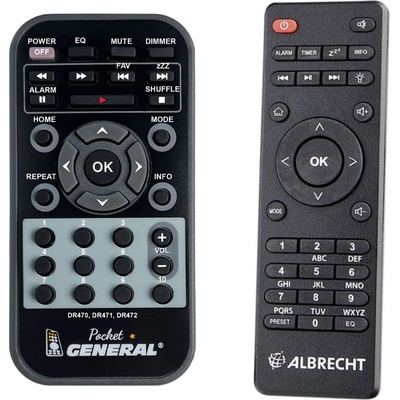 GENERAL Albrecht dr470, dr471, dr472 - дистанционно управление дубликат (dr470, dr471, dr472)