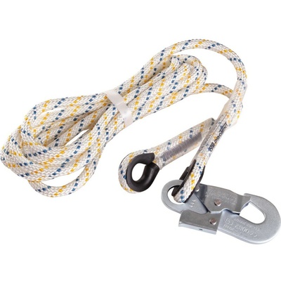 PROTEKT Pomocné lano LP 100 s karabinou, 2,5 m Velikost: 2,5 m