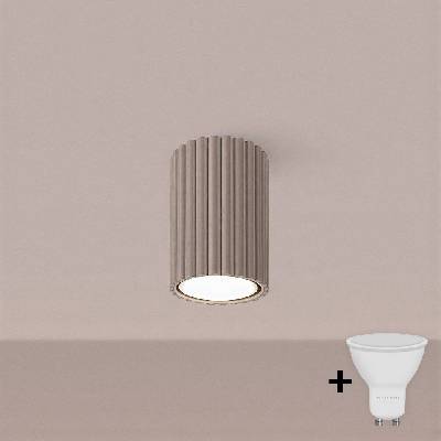 - LED точково осветително тяло CRESTO 1xGU10/10W/230V 10 cm тауп (BG1881)