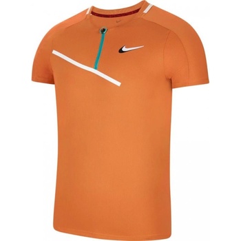 Nike Мъжка тениска с якичка Nike Spring Slam Ultimate Zip Polo M - Жълт