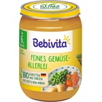 Bebevita Био пюре Bebivita - Зеленчуков микс, 190 g (12601)