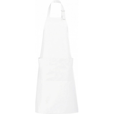 SOL'S Dlouhá zástěra s kapsami GALA bílá
