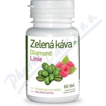 Pinia Pharmaceutical Zelená káva Diamond Linie 60 tablet