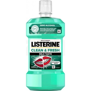 Listerine Clean & Fresh Mild Taste ústní voda 500 ml