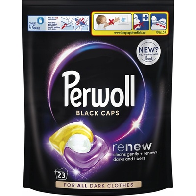 Perwoll Renew Caps Renew & Care Black prací kapsle 23 PD