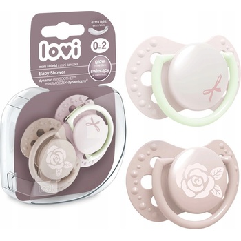 Lovi silikon dynamické cumlíky Baby Shower Girl růžová