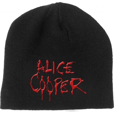 Rock Off Alice Cooper Unisex Beanie Hat Dripping Logo