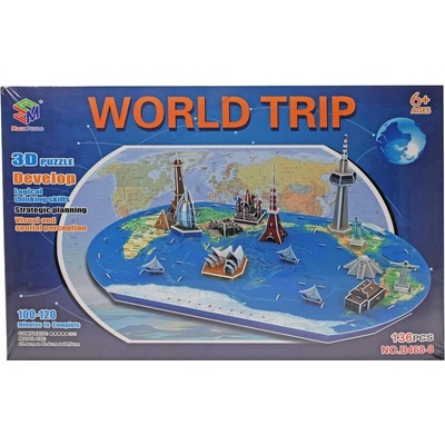 Magic Puzzle 3D puzzle Světové památky 136 ks