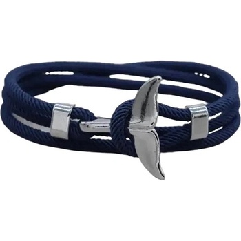 Gaira náramok strieborná plutva 3223 tmavo modrá