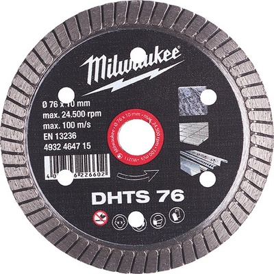 Kotúč diamantový mini DHTS 76mm pre M12 FCOT Milwaukee /4932464715/