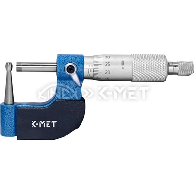 KINEX Микрометър за измерване на тръби K-MET 7041, 0-25 mm, 0.01mm (7041)
